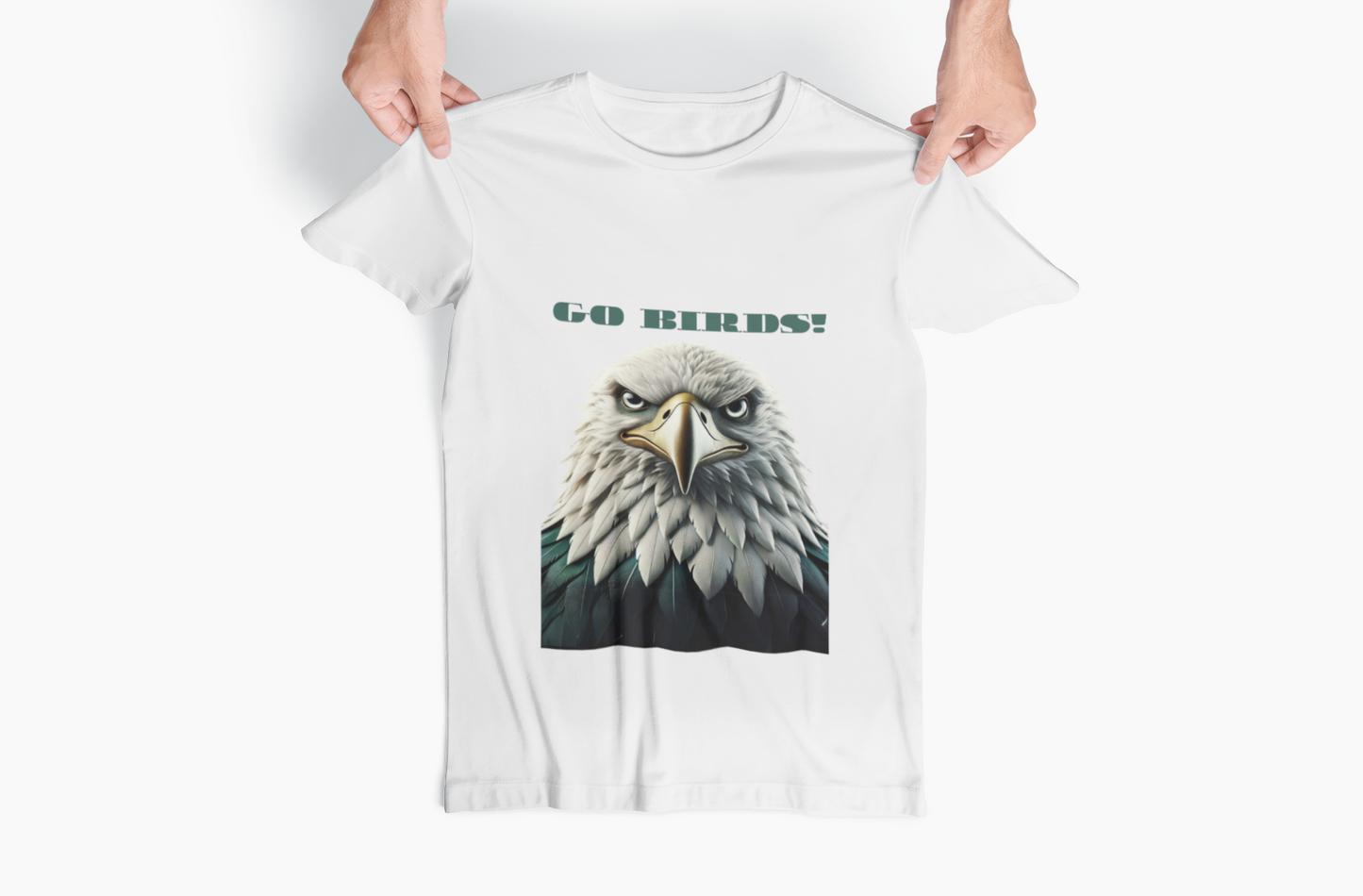 Go Birds! Unisex Cotton Crew Tee - Comfort for Sports Fans