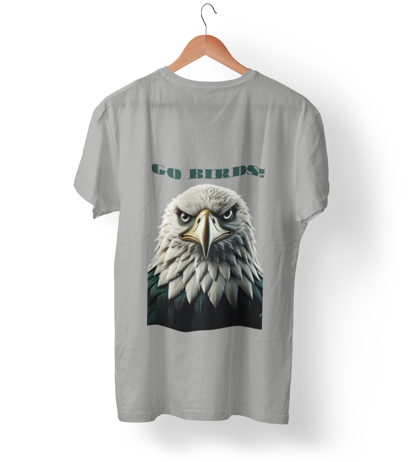 Go Birds! Unisex Cotton Crew Tee - Comfort for Sports Fans