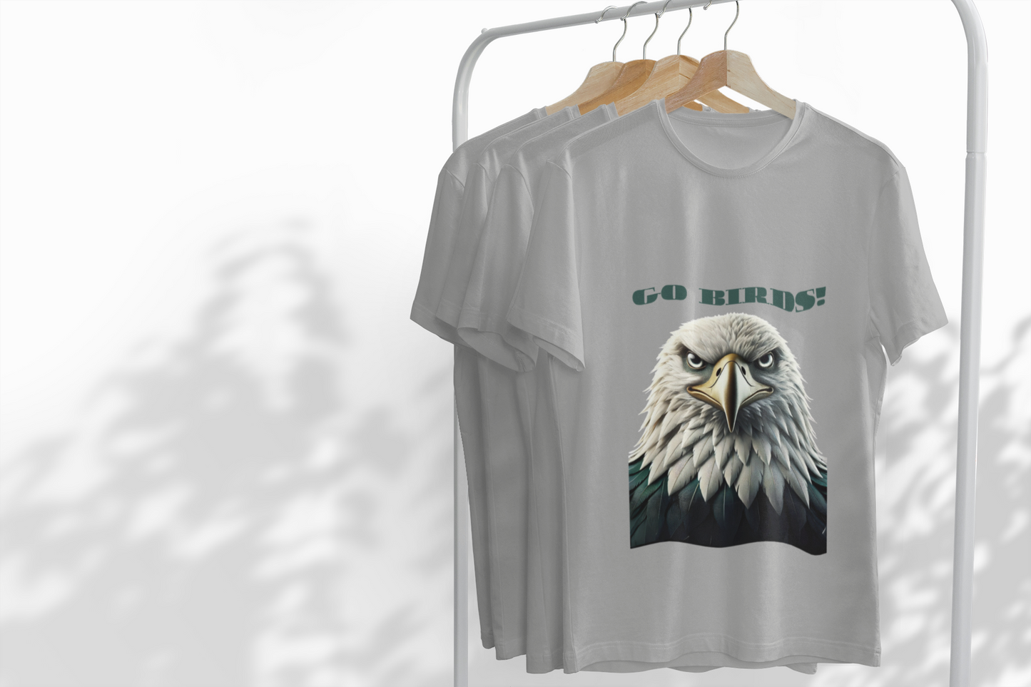 Go Birds! Unisex Cotton Crew Tee - Comfort for Sports Fans