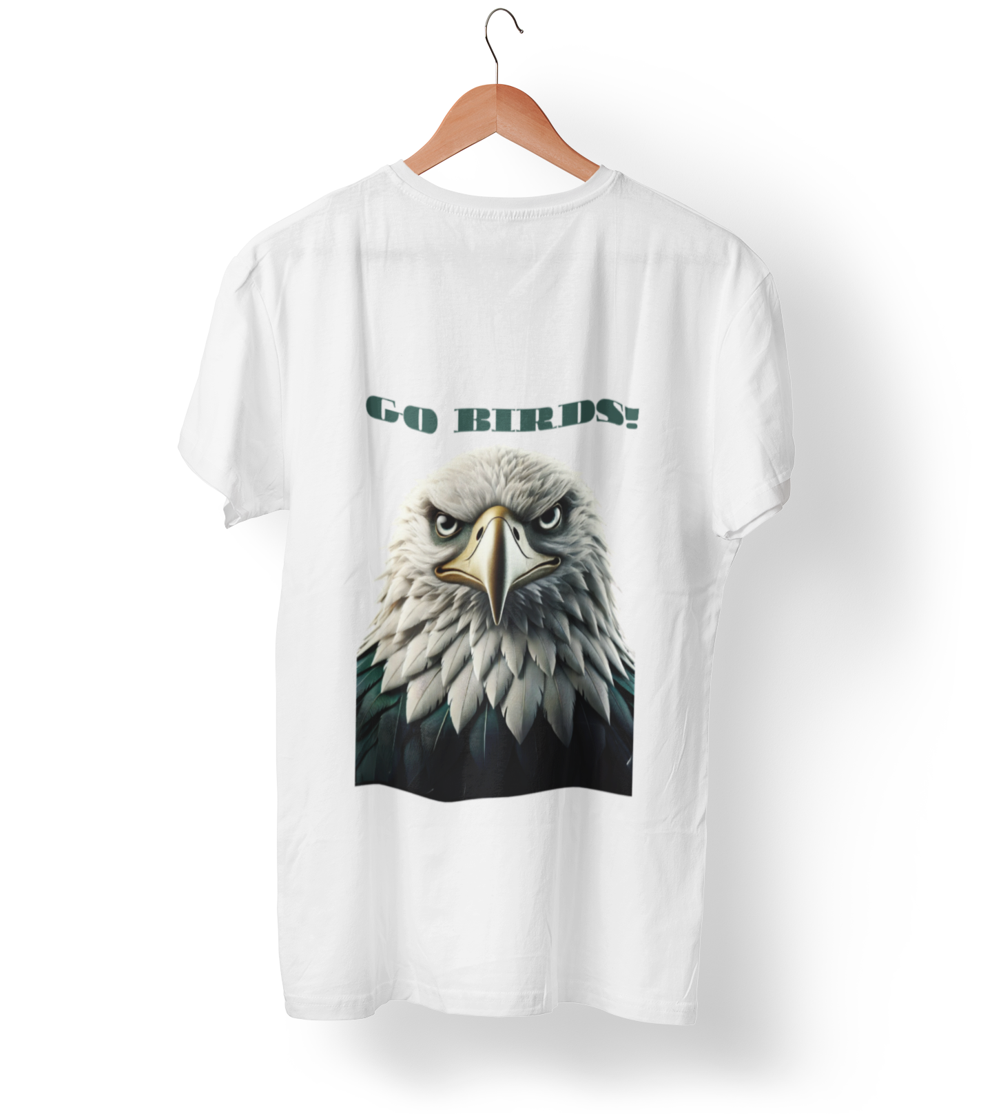 Go Birds! Unisex Cotton Crew Tee - Comfort for Sports Fans