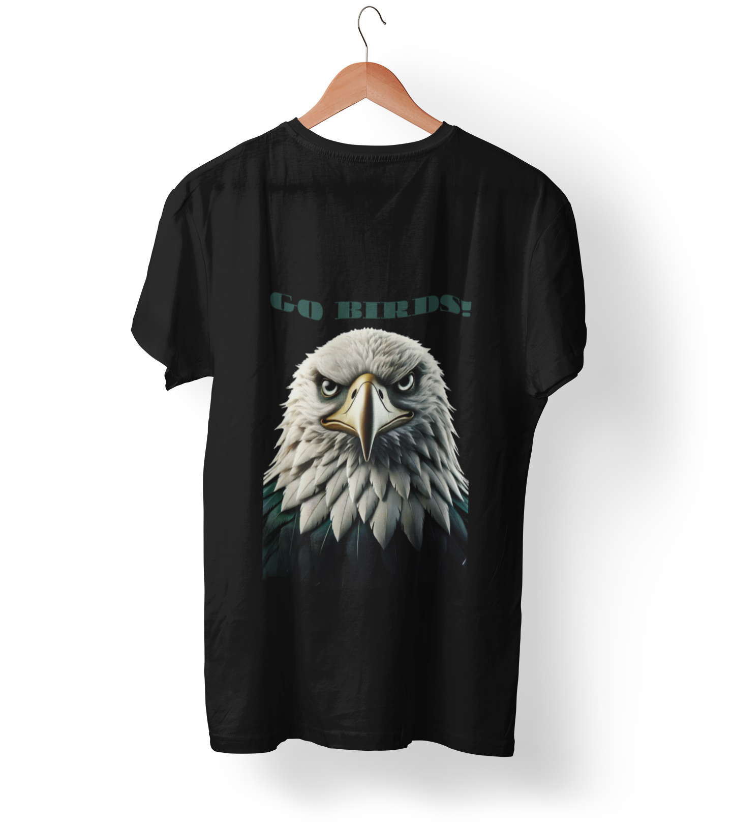 Go Birds! Unisex Cotton Crew Tee - Comfort for Sports Fans