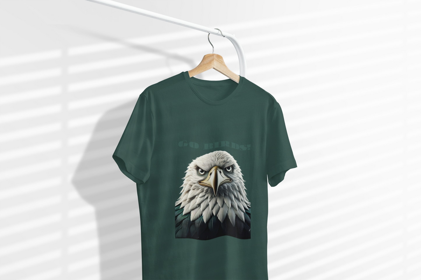 Go Birds! Unisex Cotton Crew Tee - Comfort for Sports Fans