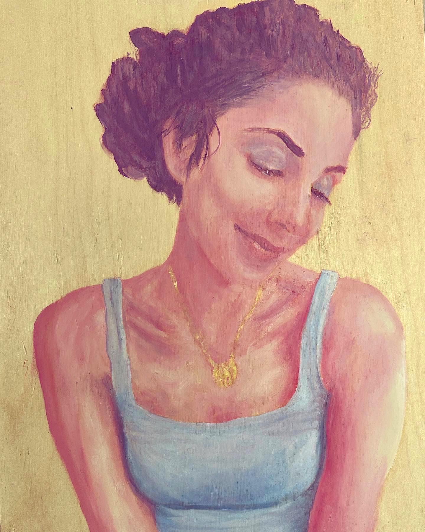 'Bliss' - Original Oil Painting on Wood