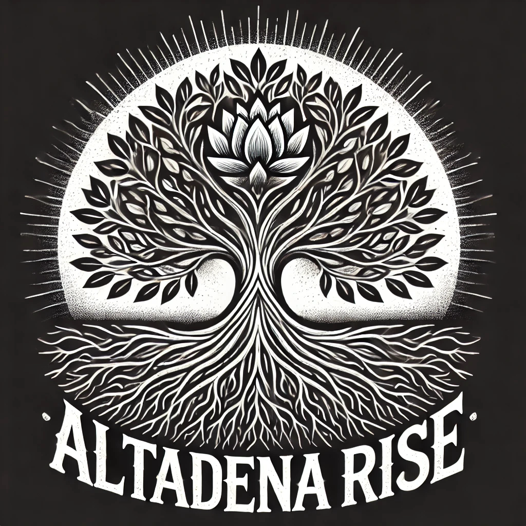 Altadena Rise Hoodie | Premium Unisex Pullover | Support Eaton Canyon Wildfire Relief